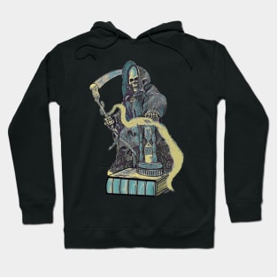 Grim Reaper art Cool gamer skull Hoodie